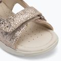 Sandały dziecięce Geox Macchia white/gold 7