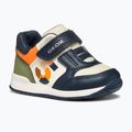 Buty dziecięce Geox Rishon navy/light orange 8