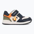 Buty dziecięce Geox Rishon navy/light orange 2