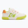 Buty dziecięce Geox Gisli white/fluo green 2