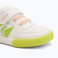 Buty dziecięce Geox Gisli white/fluo green 7