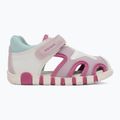 Sandały dziecięce Geox Iupidoo white/fuchsia 2