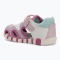 Sandały dziecięce Geox Iupidoo white/fuchsia 3