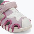 Sandały dziecięce Geox Iupidoo white/fuchsia 7