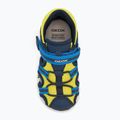 Sandały dziecięce Geox Iupidoo navy/fluo yellow 5