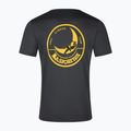 Koszulka męska La Sportiva Climbing on the Moon carbon/giallo 2