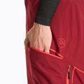 Spodnie skiturowe męskie La Sportiva Chaser Evo Shell Bib sangria 3