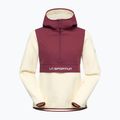 Bluza damska La Sportiva Guidance Sherpa Hoody chalk/redwood 3