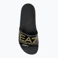 Klapki EA7 Emporio Armani Water Sports Visibility shiny black/gold 5