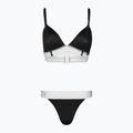 Strój kąpielowy dwuczęściowy damski EA7 Emporio Armani Water Sports BW Maxi Logo bianco/nero 2