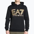 Bluza męska EA7 Emporio Armani Train Logo Series Oversize Logo Hoodie Coft black