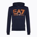 Bluza męska EA7 Emporio Armani Train Logo Series Oversize Logo Hoodie Coft navy blue 5