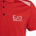 Koszulka polo męska EA7 Emporio Armani Train 7 Lines salsa 3