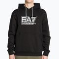 Bluza męska EA7 Emporio Armani Train Visibility Hoodie black