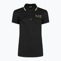 Koszulka polo damska EA7 Emporio Armani Train Core black