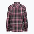 Koszula damska CMP 33S5626 antracite/pink fluo/plum 2