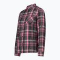 Koszula damska CMP 33S5626 antracite/pink fluo/plum 3
