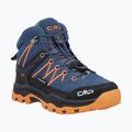 Buty trekkingowe dziecięce CMP Rigel Mid bluesteel / flame 8