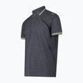 Koszulka polo męska CMP 34D5987 black/blue 3