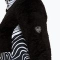 Bluza narciarska damska EA7 Ski Kitzbuhel Polarfleece T-Top fancy zebra 3