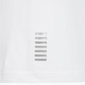 Koszulka polo męska EA7 Emporio Armani Core Identity Polo white/silver logo 5