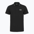 Koszulka polo męska EA7 Emporio Armani Core Identity Piqué Polo black