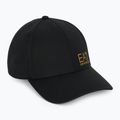 Czapka z daszkiem EA7 Emporio Armani TrainCore IdentityLogo black/gold