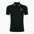 Koszulka męska EA7 Emporio Armani Golf Pro Polo Check black