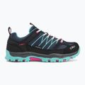 Buty trekkingowe dziecięce CMP Rigel Low Wp b.blue/acqua 2