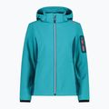 Kurtka softshell damska CMP 39A5006 Zip Hood lagoon 8