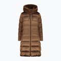 Płaszcz puchowy damski CMP 32K3086F Coat Fix Hood camel