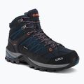 Buty trekkingowe męskie CMP Rigel Mid Wp blue/flash orange