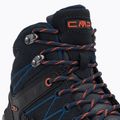 Buty trekkingowe męskie CMP Rigel Mid Wp blue/flash orange 9