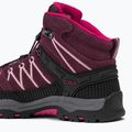 Buty trekkingowe dziecięce CMP Rigel Mid Wp prugna/peach 11