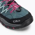 Buty trekkingowe dziecięce CMP Rigel Low Wp mineral green / purple fluo 7