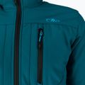 Kurtka softshell męska CMP 3A01787N Zip Hood deep lake 3