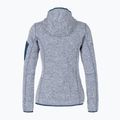 Bluza damska CMP 3H19826 Fix Hood blue ink/bianco 2