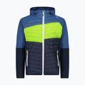 Kurtka hybrydowa męska CMP 33E6577 Hybrid Fix Hood black/blue