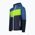 Kurtka hybrydowa męska CMP 33E6577 Hybrid Fix Hood black/blue 3