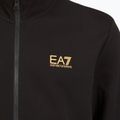 Dres męski EA7 Emporio Armani Train Core Identity Tracksuit FZ black/gold 5
