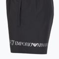 Szorty kąpielowe męskie EA7 Emporio Armani Extended Logo Boxer black/silver 3