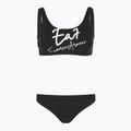 Strój kąpielowy dwuczęściowy damski EA7 Emporio Armani Maxi Logo Bikini Top black