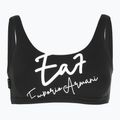 Strój kąpielowy dwuczęściowy damski EA7 Emporio Armani Maxi Logo Bikini Top black 3