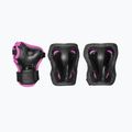 Rolki dla dzieci z ochraniaczami Rollerblade Microblade Combo Jr black/pink 7