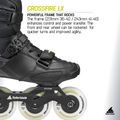 Rolki męskie Rollerblade Crossfire LX black/lime 9