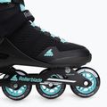 Rolki damskie Rollerblade Sirio 80 W black/teal blue 7