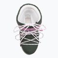 Śniegowce damskie Moon Boot Icon Low Space Racing forest green/silver/pink 5