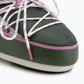 Śniegowce damskie Moon Boot Icon Low Space Racing forest green/silver/pink 7