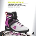 Rolki damskie Rollerblade Macroblade 84 W light grey/violet/orange 8