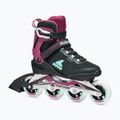 Rolki damskie Rollerblade Macroblade 84 W black/burgundy/ocean green